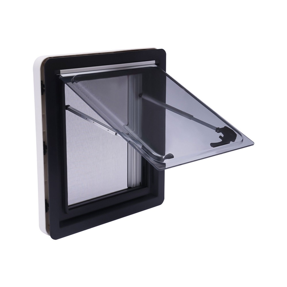 RV Caravan Camper Hinged Push Out Window Ventilation Hatch 450x500mm W*H MG16RW