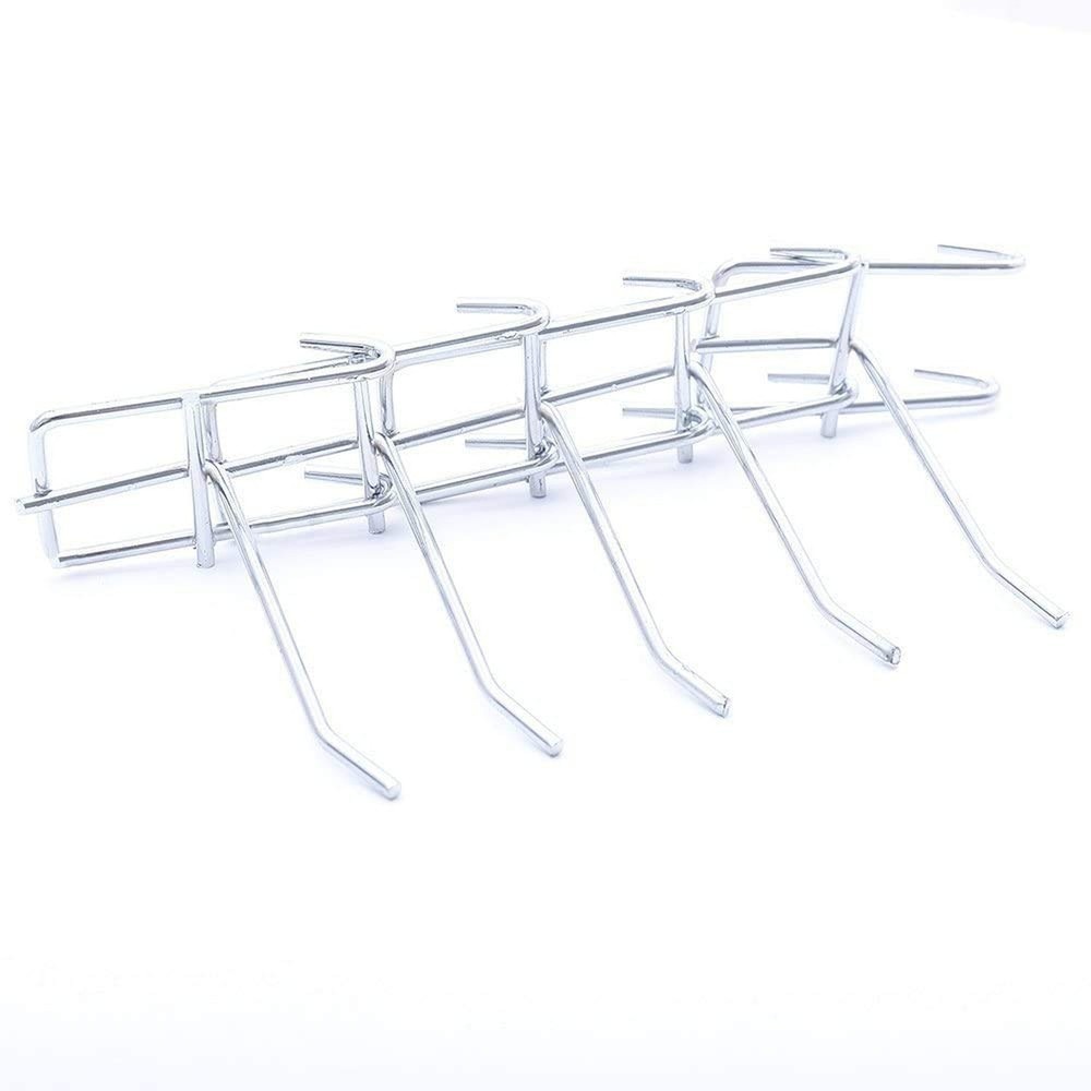 Stainless Steel Grid Wall Bracket Peg Board Display Hook for Panel for Superm...