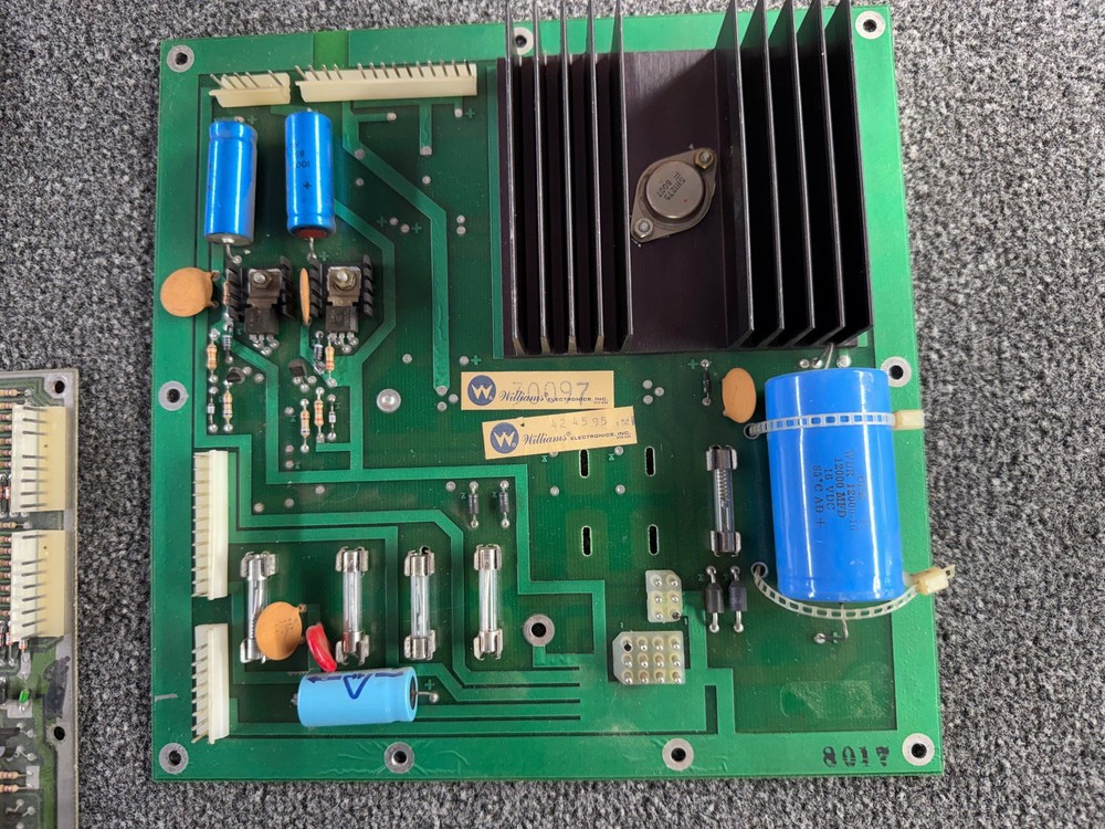 Williams Firepower Pinball Machine Board SET CPU MPU Driver Power Sys 6 ORIG