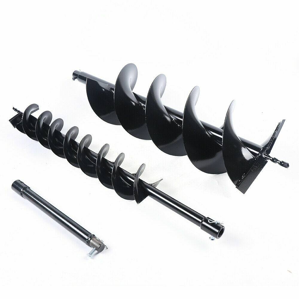 52CC 2 Stroke Post Hole Digger Ground Auger Bore Driller Drill Borer +4" 8" Bits