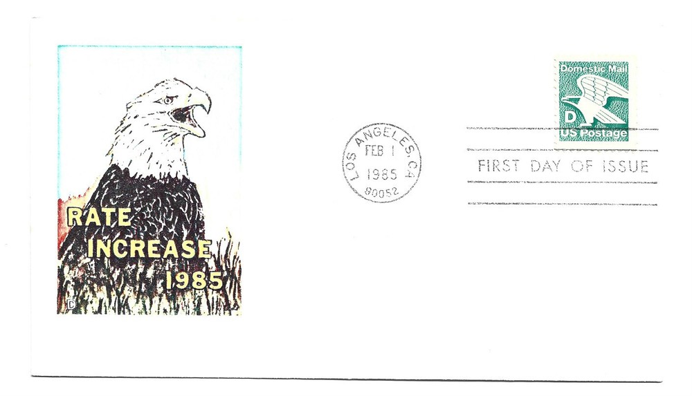 2111 'D' (22c) Non Denominated Eagle Bittings by Alan Diamant FDC