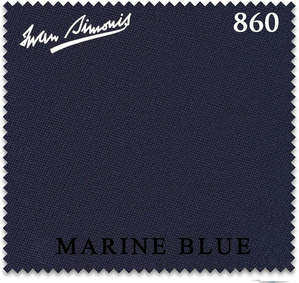 Simonis 860 Pool Table Cloth - Marine Blue 8FT