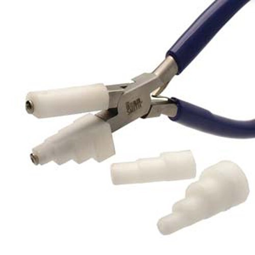Nylon Jaw Pliers with 3 Interchangeable Nylon Head Shapes.