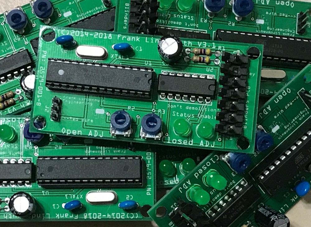 Data East "Tommy" Pinball blinders controller board *** SERVO NOT INCLUDED ***