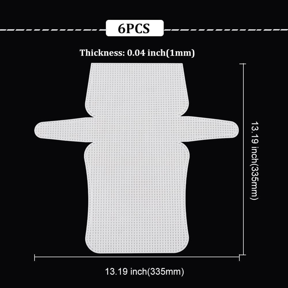 DIY Plastic Mesh Canvas Sheets, Clear Plastic Mesh Sheets for Crochet Purse M...