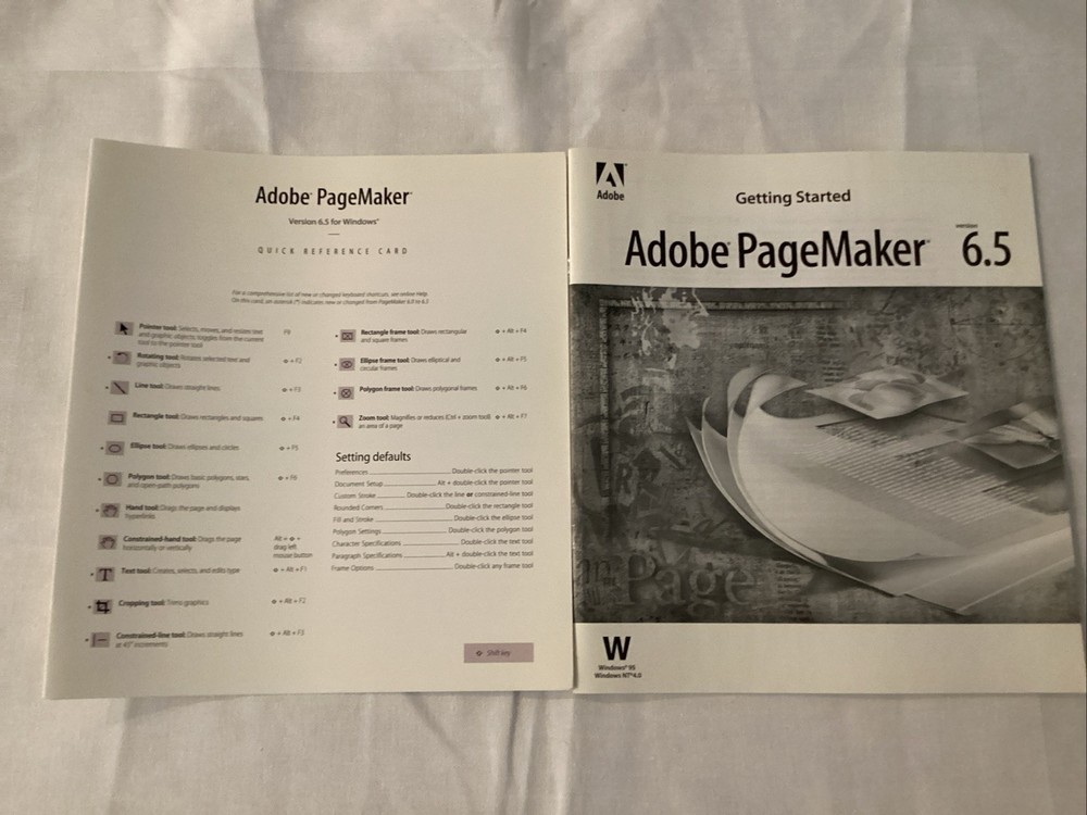 Adobe PageMaker 6.5 Macintosh Education Edition Complete Box