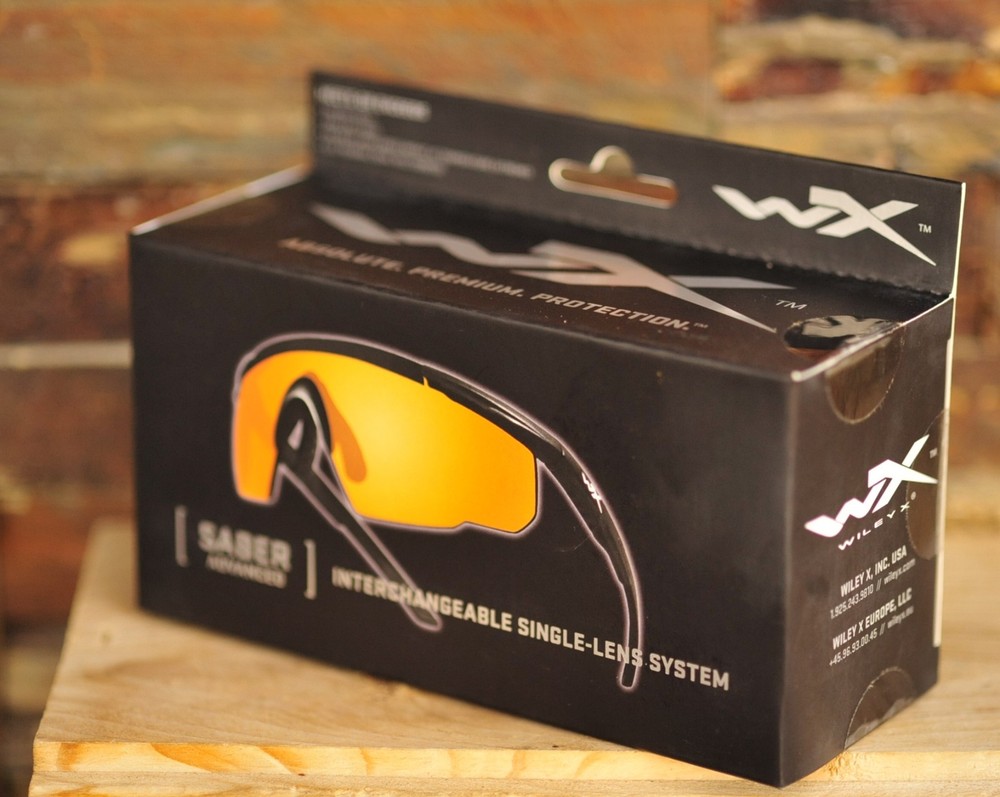 Wiley X Saber Advanced 301 Light Rust Lens Matte Black Frame
