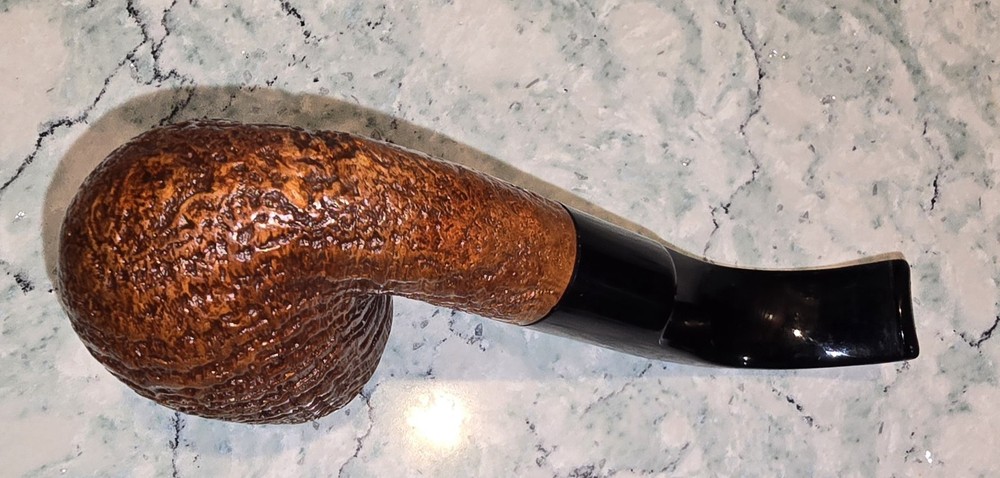 CEPPO Il Rusticate Sandblasted Presmoked Briar Pipe New 6" Long