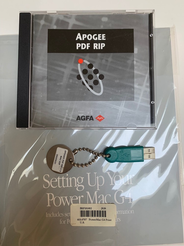 AGFA Apogee v 2.1 Rip Mac G4