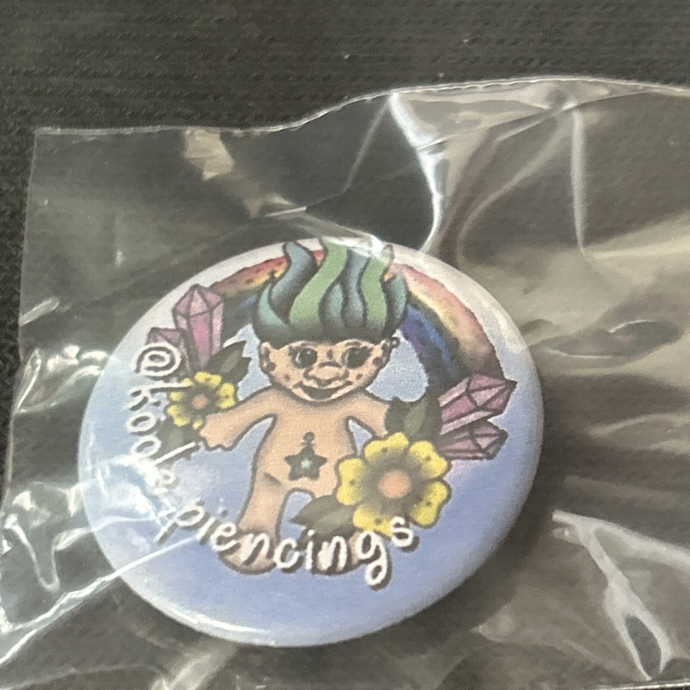 Koole.piencings Pin back Button