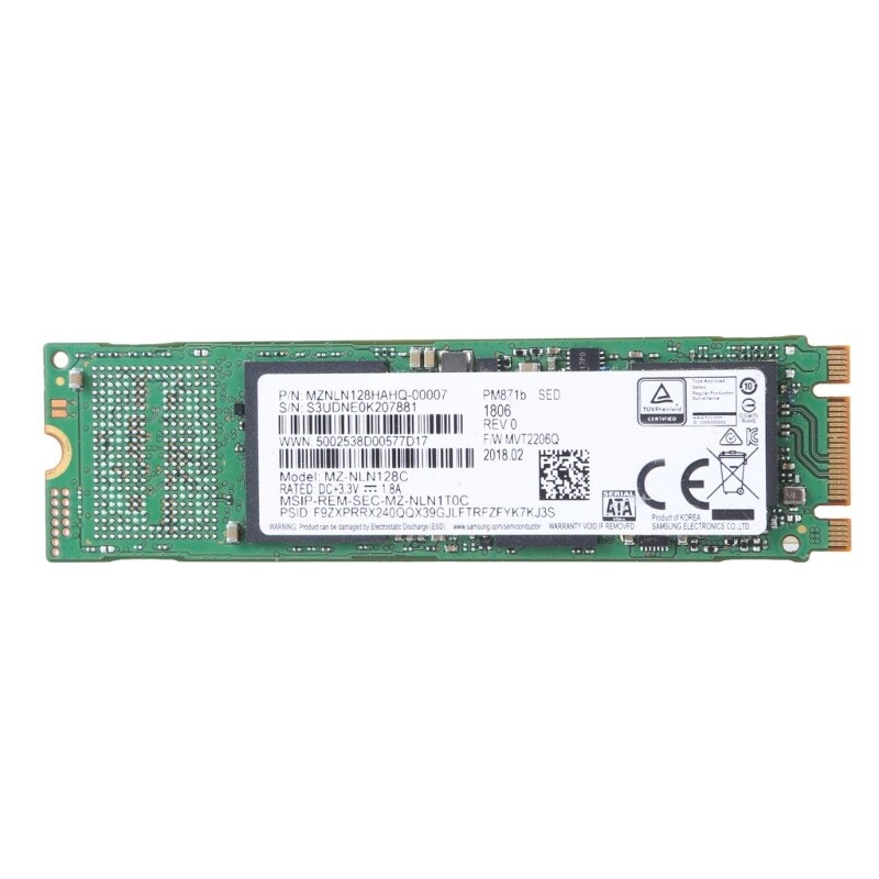 Industrial SSD 128GB NGFF M.2 Internal Hard Solid States PM871