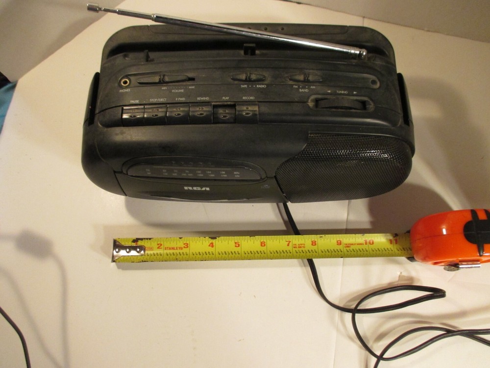RCA Portable Radio Model RP-7700A Tested/Working Small Cassette player