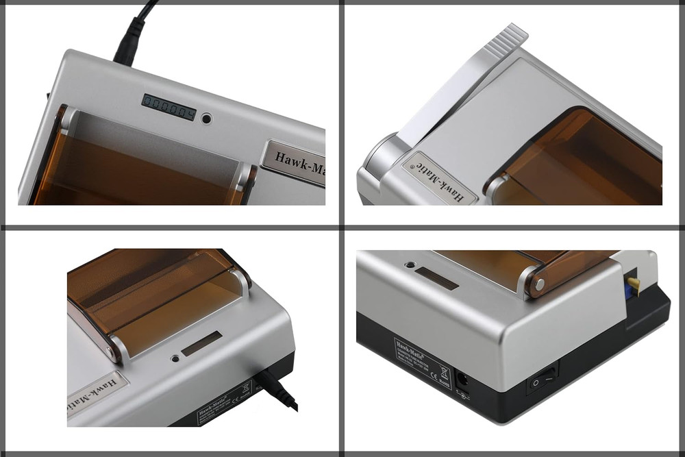 Hawkmatic HK2 Electric Cigarette Injector Machine Cigarette Rolling Machine Silv