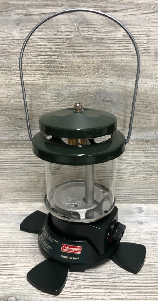 2003 Coleman Model 5155 2-Mantle Lantern w/Hard Storage Case Untested
