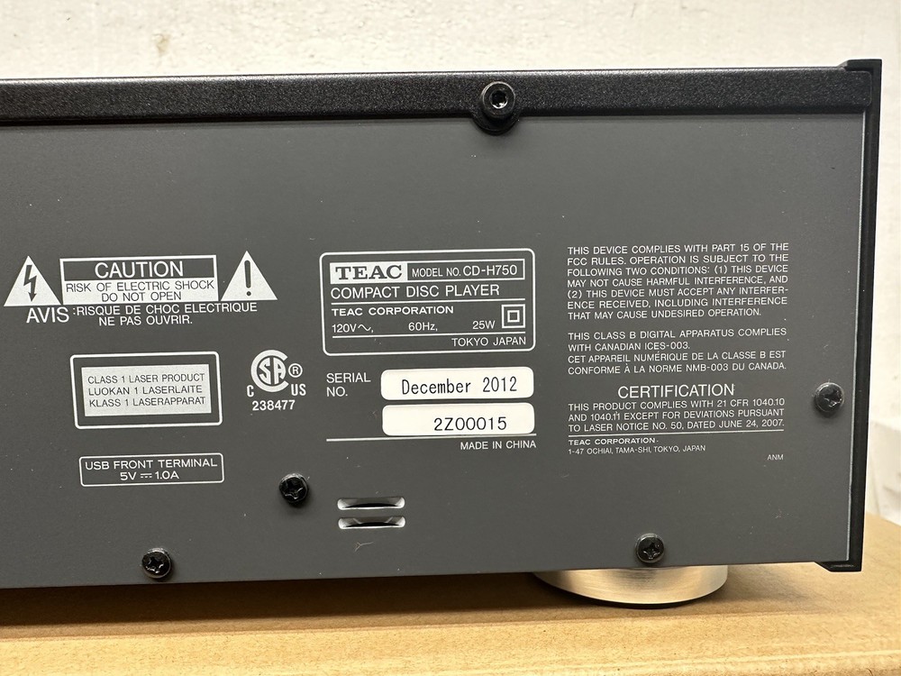 Teac Cd -H 750 Cd Player