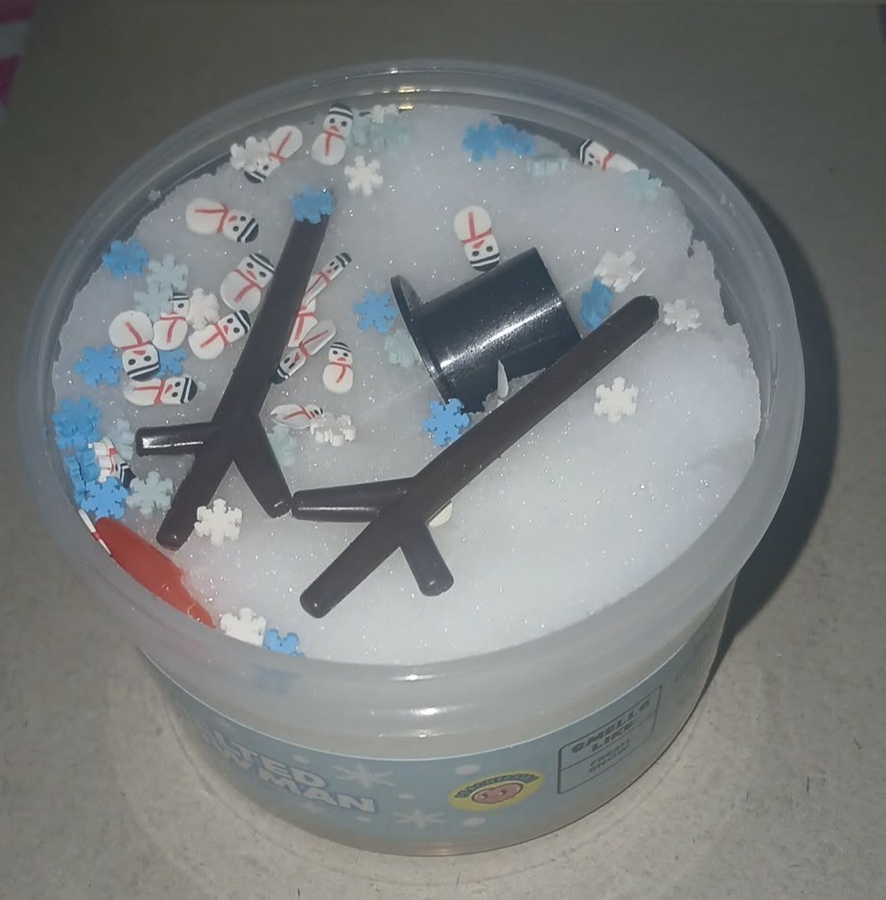 Peachybbies Melted Snowman Icee Slime - New