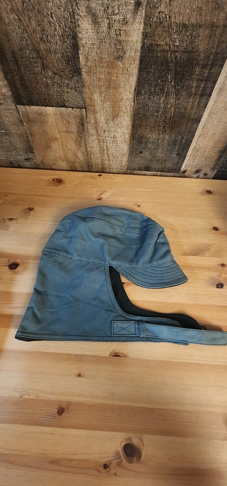 WW2 Era Wool Lined Winter Field Cap Cold Weather Hat Sz 6 7/8 CCC Dark Green