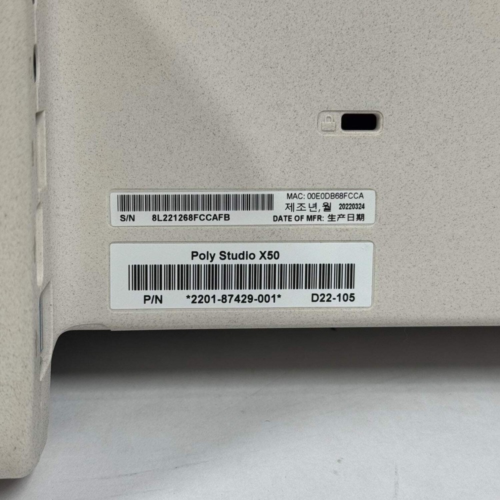 Poly Studio X50 Video Bar P017