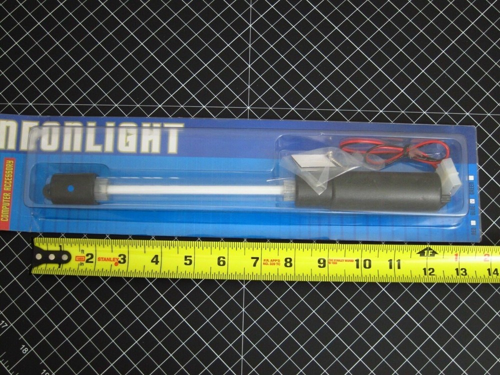 Green Neon Light for Computer Gaming Cases 12V - 12.5"