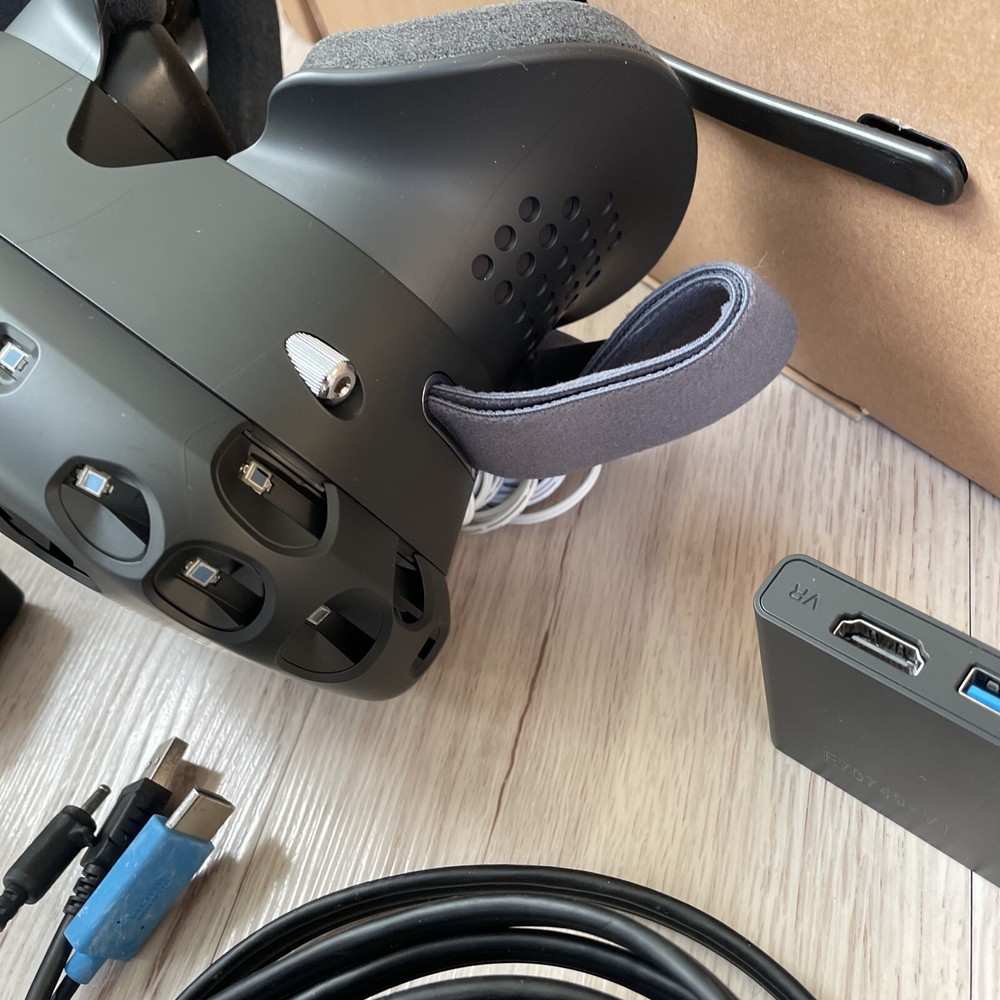 RARE VALVE HTC Vive 🔥PROTOTYPE 🔥 Developer VR Headset Kit, Linkbox, and Cables