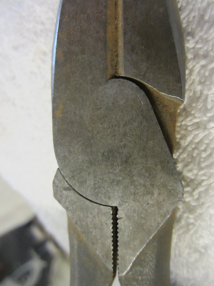 8.5" Tool Unbranded High Leverage Side Cutting Pliers,VTG tool,linemans