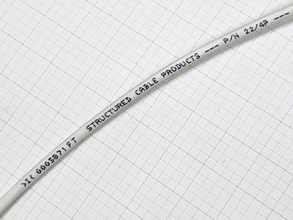 Structured Cable Products/SCP 22/4C Security/Control Cable Plenum White /100ft