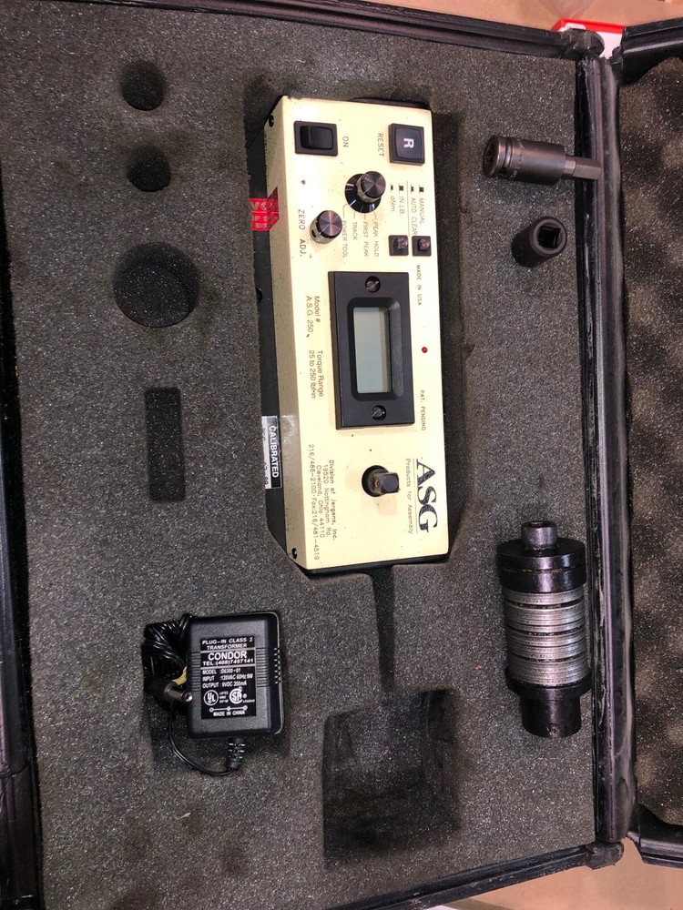 ASG 250 TORQUE RANGE 25 - 250LBF IN TORQUE ANALYZER