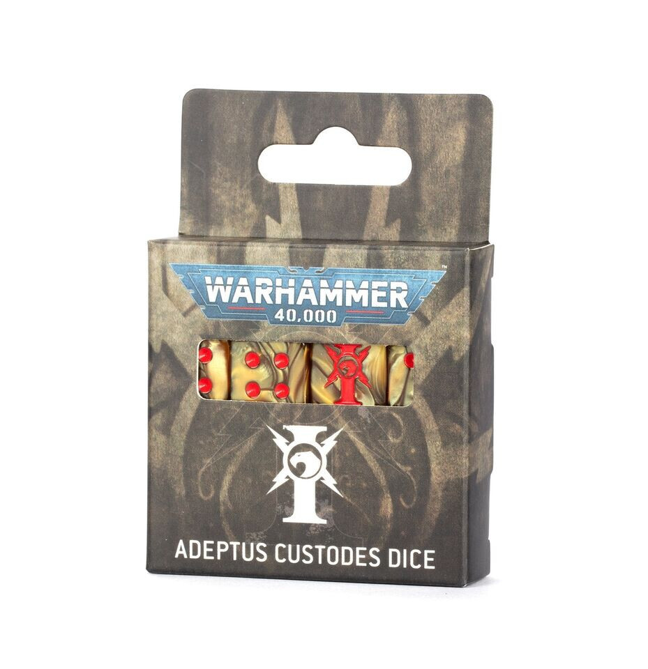 Warhammer 40K Adeptus Custodes Dice 2024
