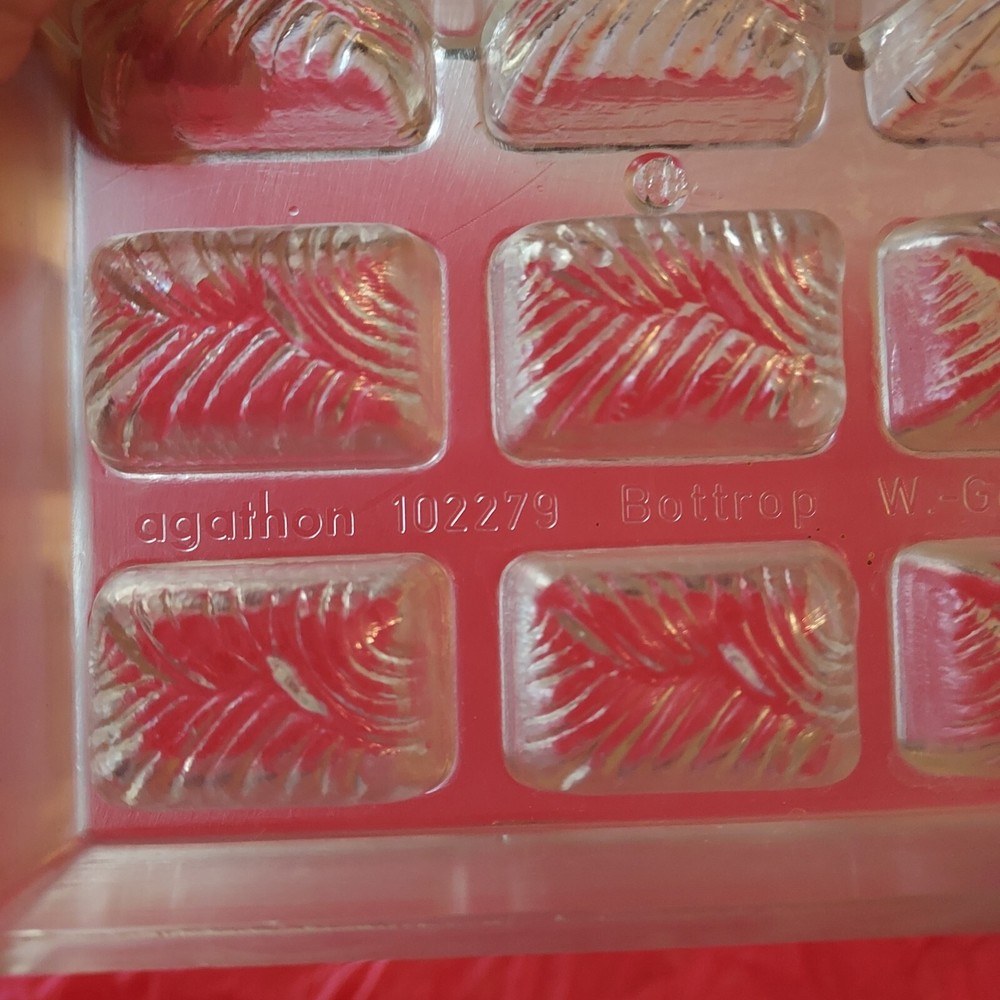 Vintage Candy Chocolate Mold Pro Decorative Rectangles Agathon Bottrop Germany