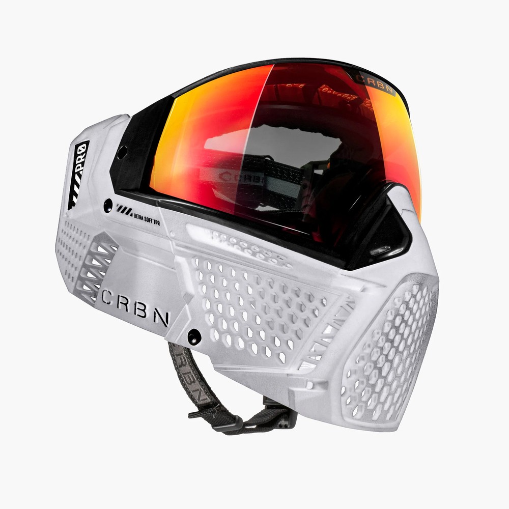 Carbon Paintball Mask- Zero Pro- Less Coverage- Clear