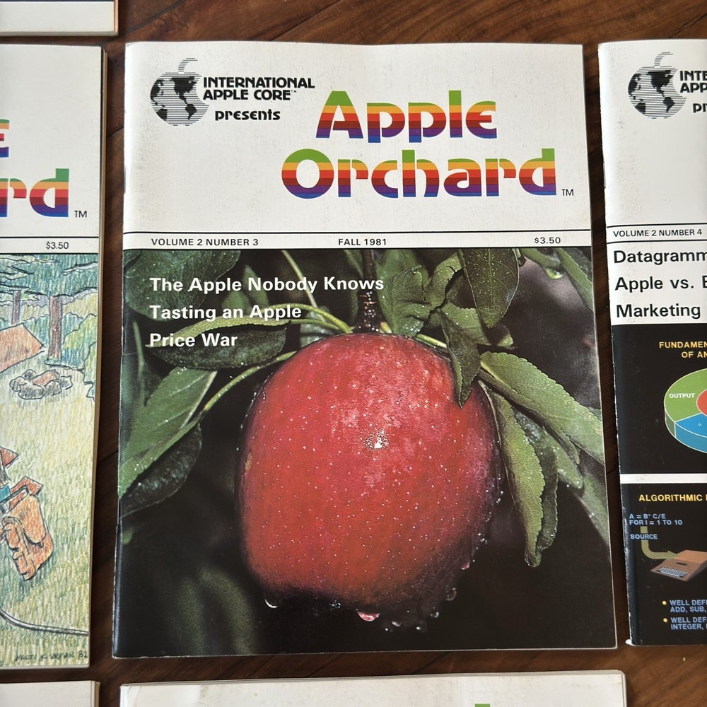 Apple Orchard Magazine Computer 9 issues 1980-1982