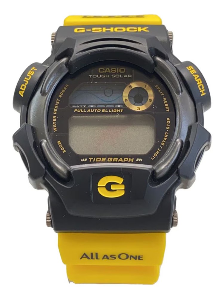 CASIO Solar Watch G SHOCK Digital BLK YLW