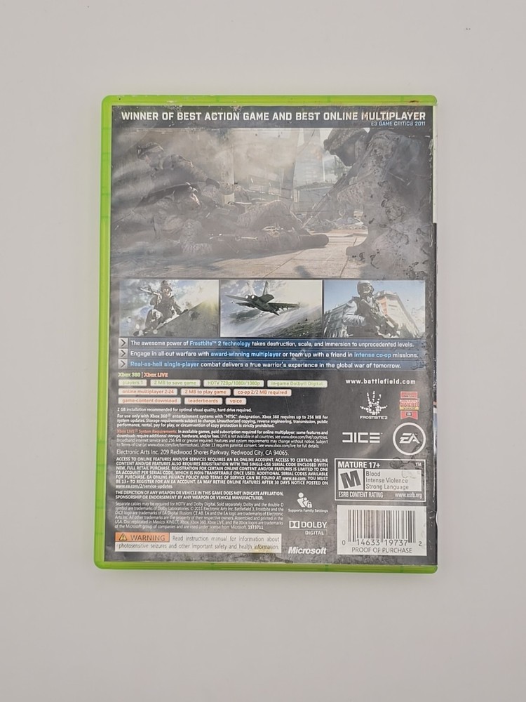 OEM Microsoft Xbox 360 Kinect Bundle Sensor Model 1414 Black W/ Two Games