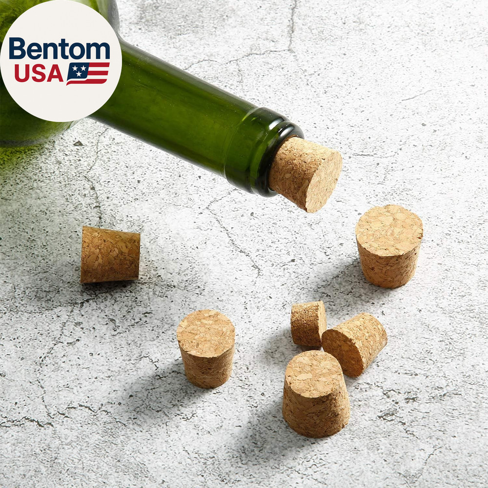 100 Pack Assorted Cork Stoppers Wine Bottle Corks Plugs 10 Sizes Replacement Tap