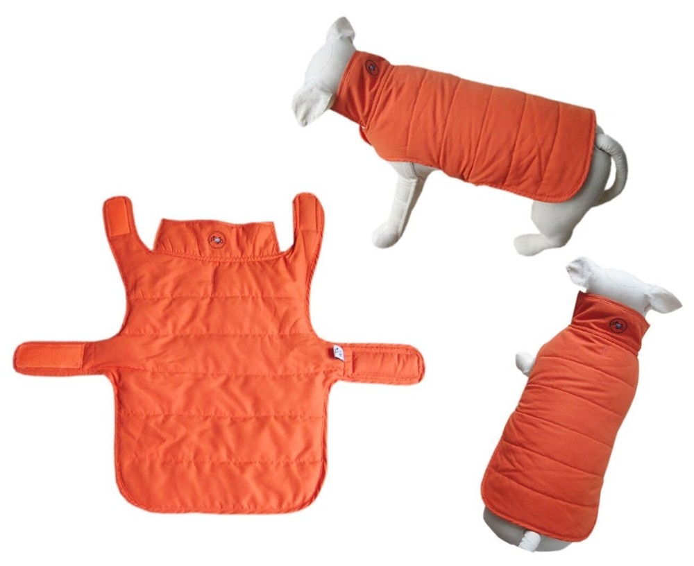 NWT, PET PUFFER JACKET, INSULATED, ORANGE, SIZE 2X-LARGE