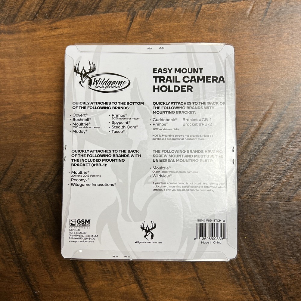 Wildgame Innovations Easy Mount Trail Camera Holder New In Original Packaging