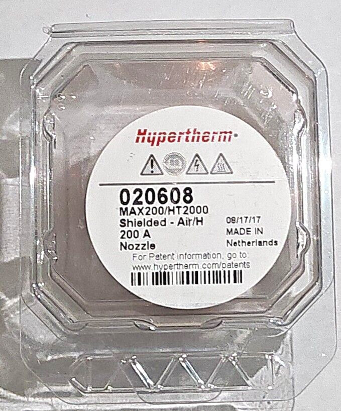 Hypertherm 020608 MAX200/HT2000 Air/H Shielded Nozzle  200 Amp