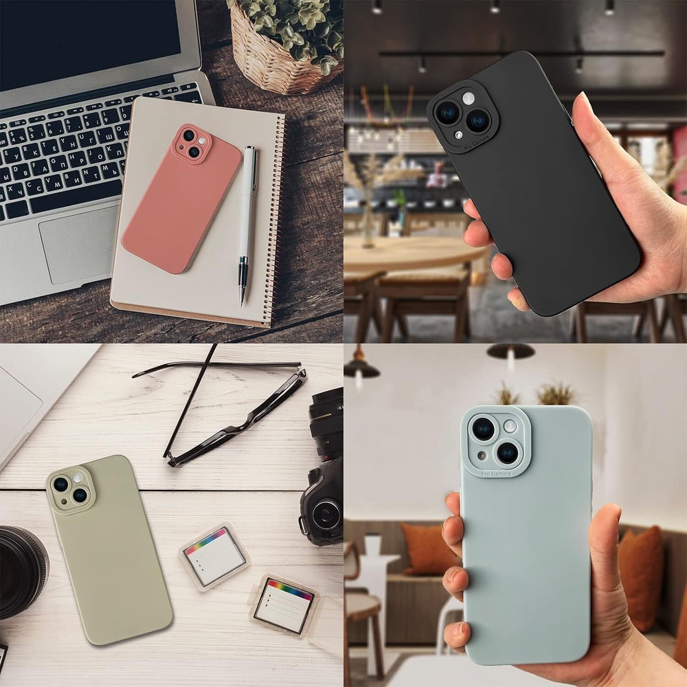 Silicone TPU Rubber Back Cover Case For iPhone 13, 13 Pro, 13 Pro Max