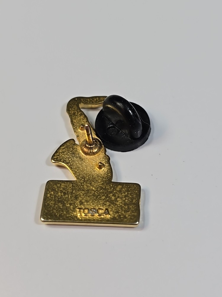 Sony Cassette Saxophone Lapel Pin