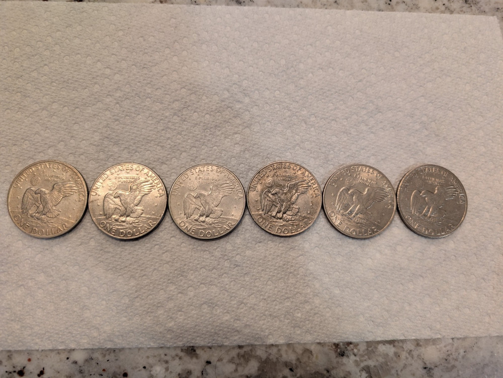 1971 S $1 Ike Eisenhower Dollar 40% Silver Nice Condition
