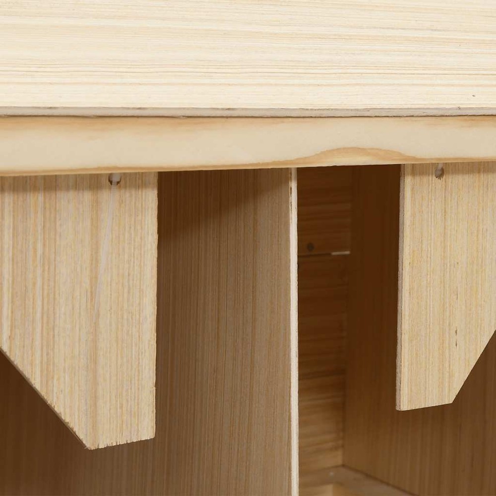 Chicken Nesting Boxes 3 Compartments Hen Laying Nest Solid Wood Pine vidaXL