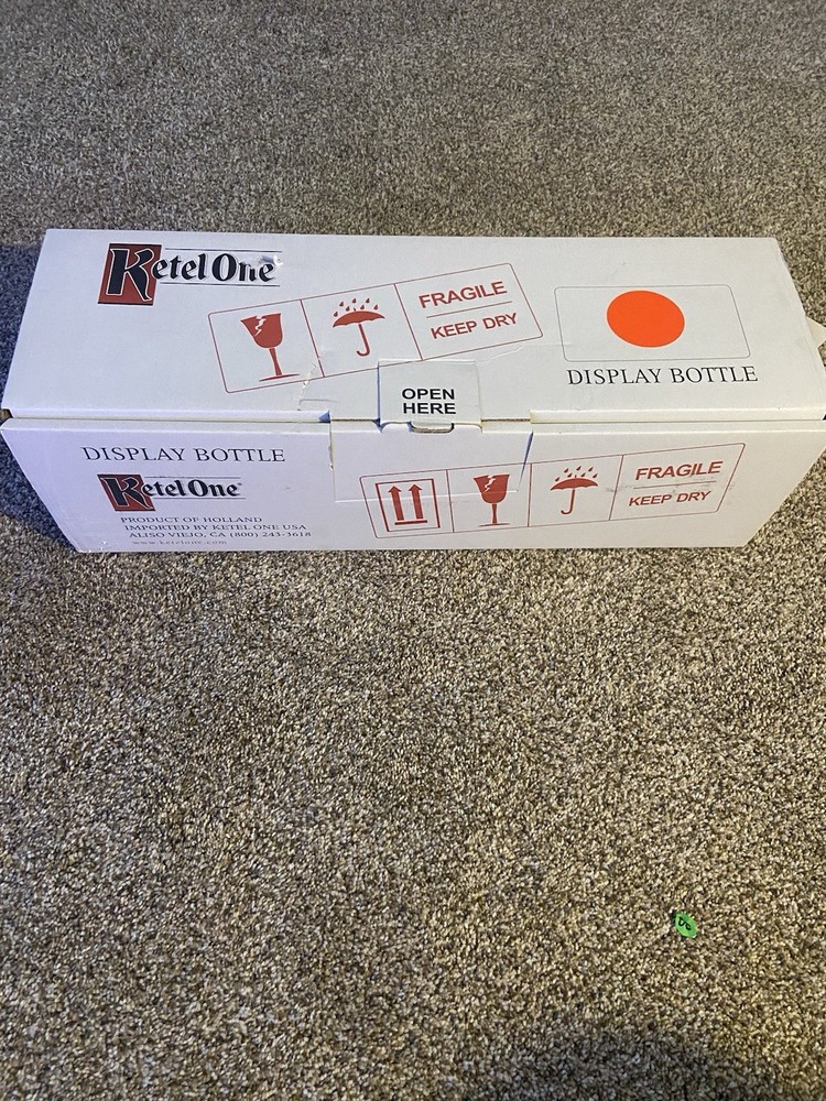 Kettle One Vodka 4.5L Display Bottle -EMPTY - NIB