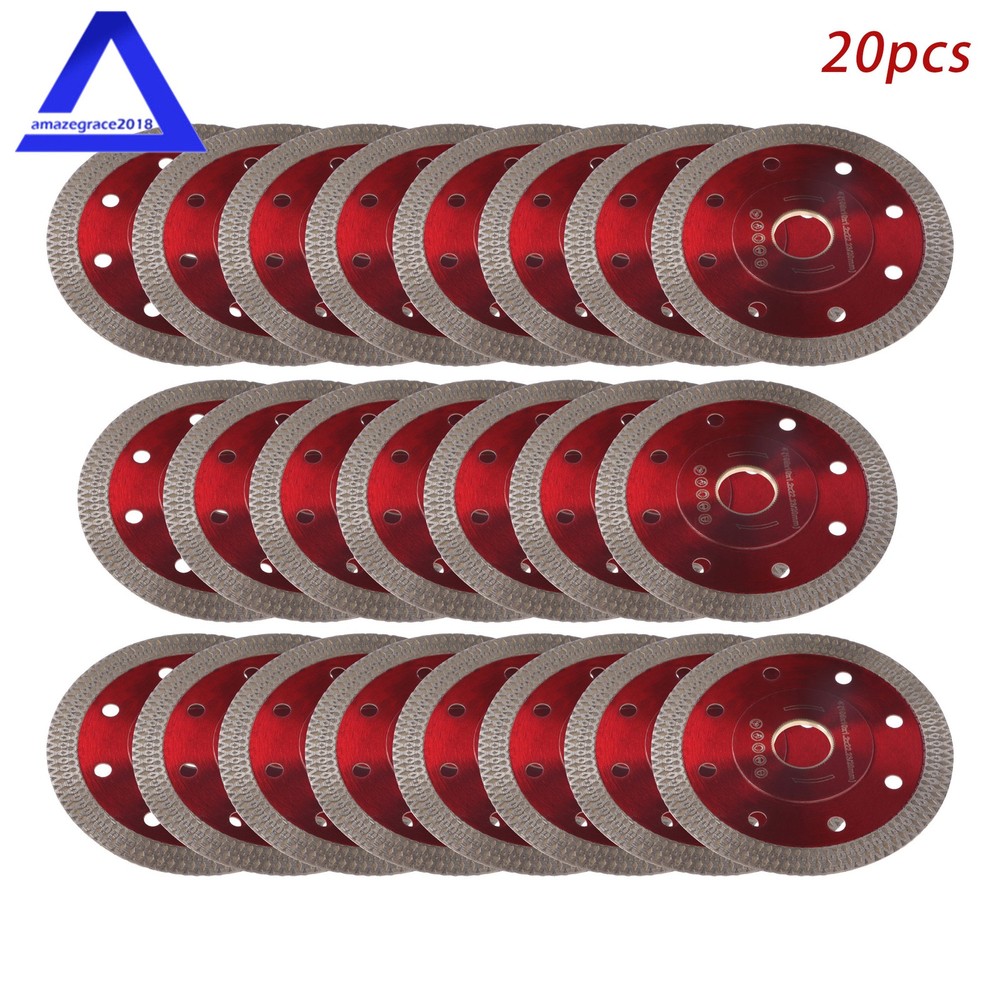 20Pack 4" Super Thin Diamond Blade for Angle Grinder Wet Tile Saw Blade Tile