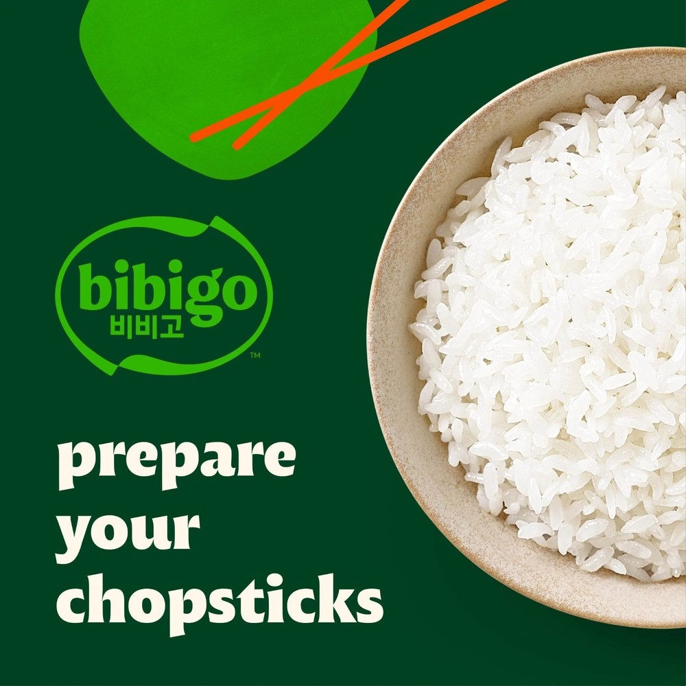 Bibigo Cooked Sticky White Rice, 22.21 oz 3 Pack