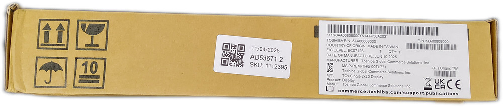 Toshiba TCx Wave Single 2x20 Display