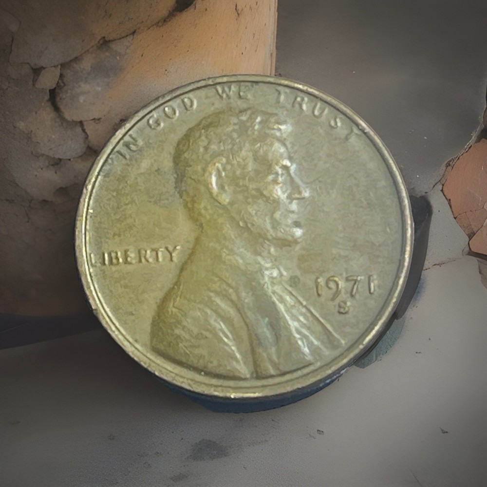 1971-S 1C RD Lincoln Cent Penny Errors