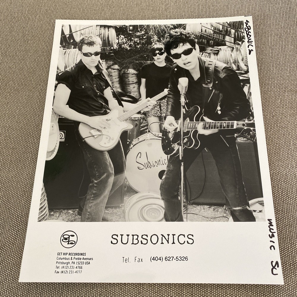 Subsonics Press Photo 8x10”.