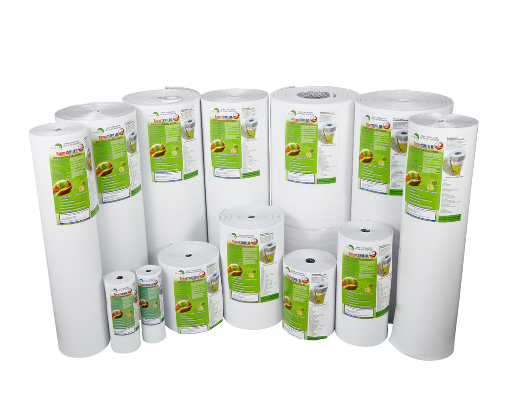 SmartSHIELD -5mm Reflective Insulation roll, Foam Core Radiant Barrier- WHITE