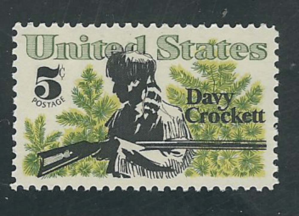 Scott #1330...5 Cent....Davy Crockett....20 Stamps