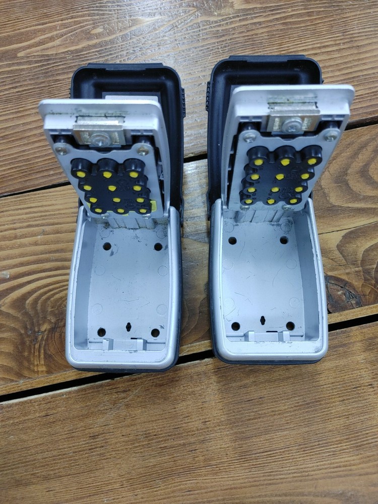 2 - Master Lock Safe Space Lock Boxes - Secures To Walls